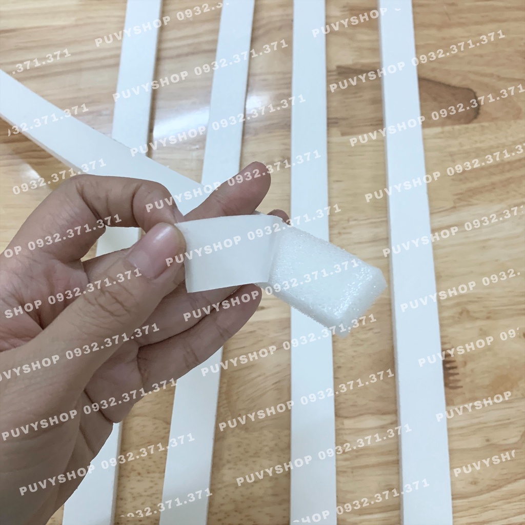 Dây mút xốp dán lót mũ khi bị rộng, cho nón vải và nón cói