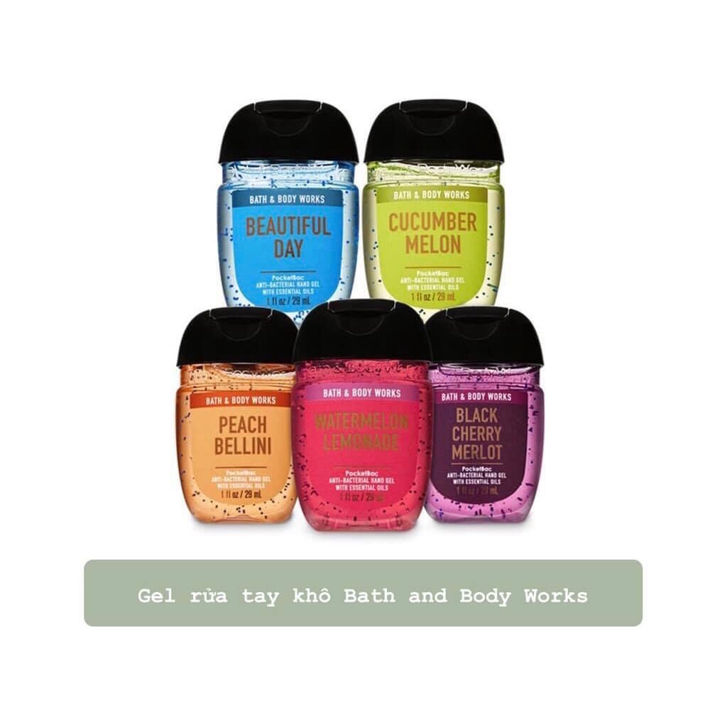 (Hàng có sẵn) GEL RỬA TAY KHÔ BATH & BODY WORKS MỸ
