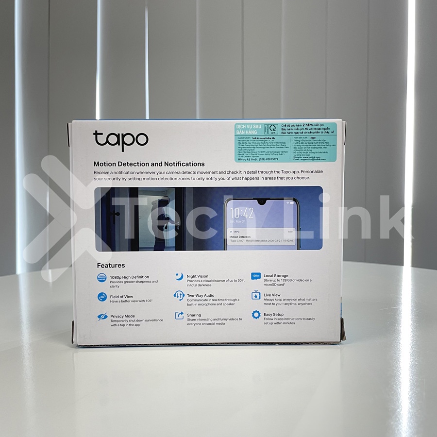 [Hỏa tốc] Camera WiFi Thông Minh TP-Link Tapo C100 / C110 An Ninh Cho Gia Đình