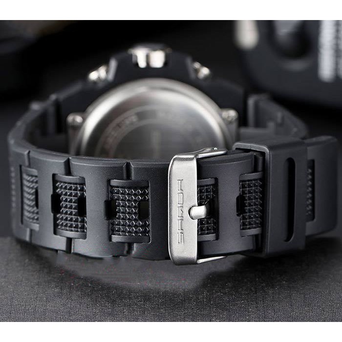❤️FREESHIP❤️ Đồng hồ nam SANDA máy Nhật, đồng hồ thể thao dây khớp nhựa vòng cung SD05