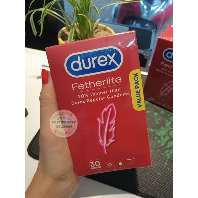 Bao cao su DUREX FETHERLITE siêu mỏng nội địa Úc