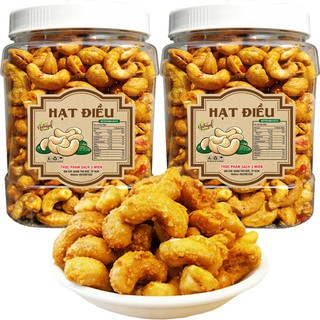 1KG HẠT ĐIỀU NGUYÊN RANG TỎI ỚT LOẠI THƯỢNG HẠNG TPS