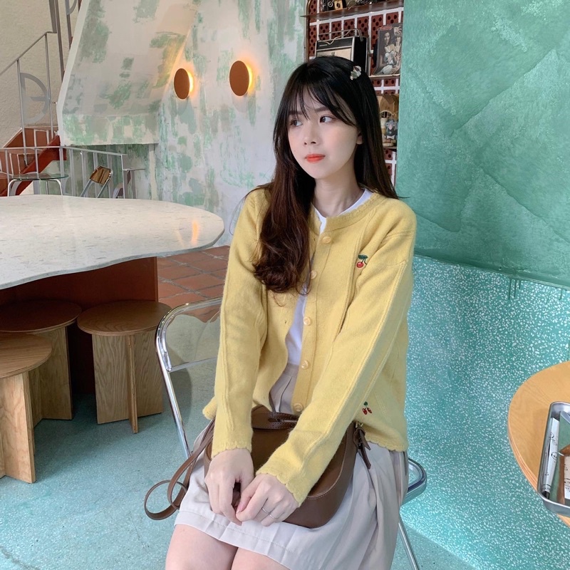 Áo cardigan cherry | BigBuy360 - bigbuy360.vn