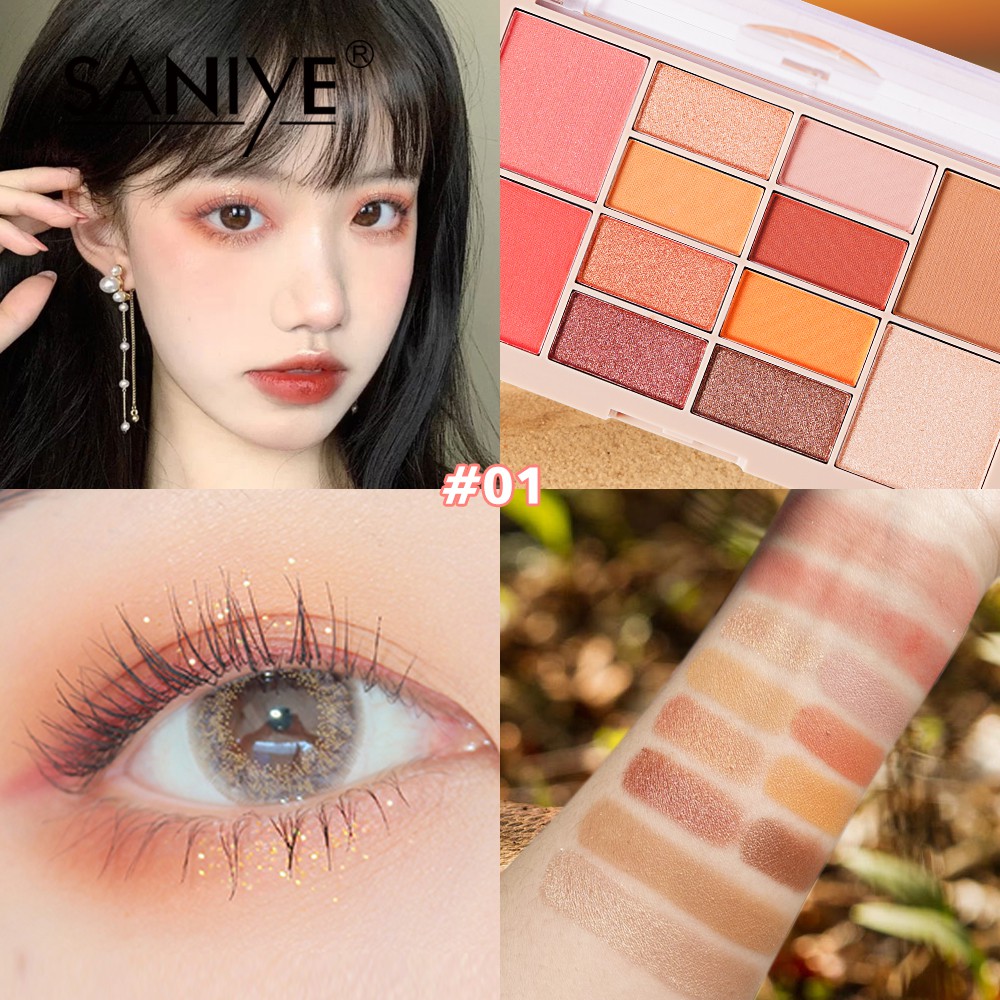 Bảng Phấn Mắt/Má Hồng/Phấn Bắt Sáng Saniye E225 Chuyên Nghiệp 27g | BigBuy360 - bigbuy360.vn