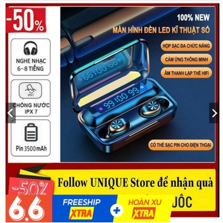 Tai Nghe Bluetooth AMOI F9-10 PRO TWS Không Dây | nút cảm ứng | Hiển thị % pin, Dung Lượng 3500Mah