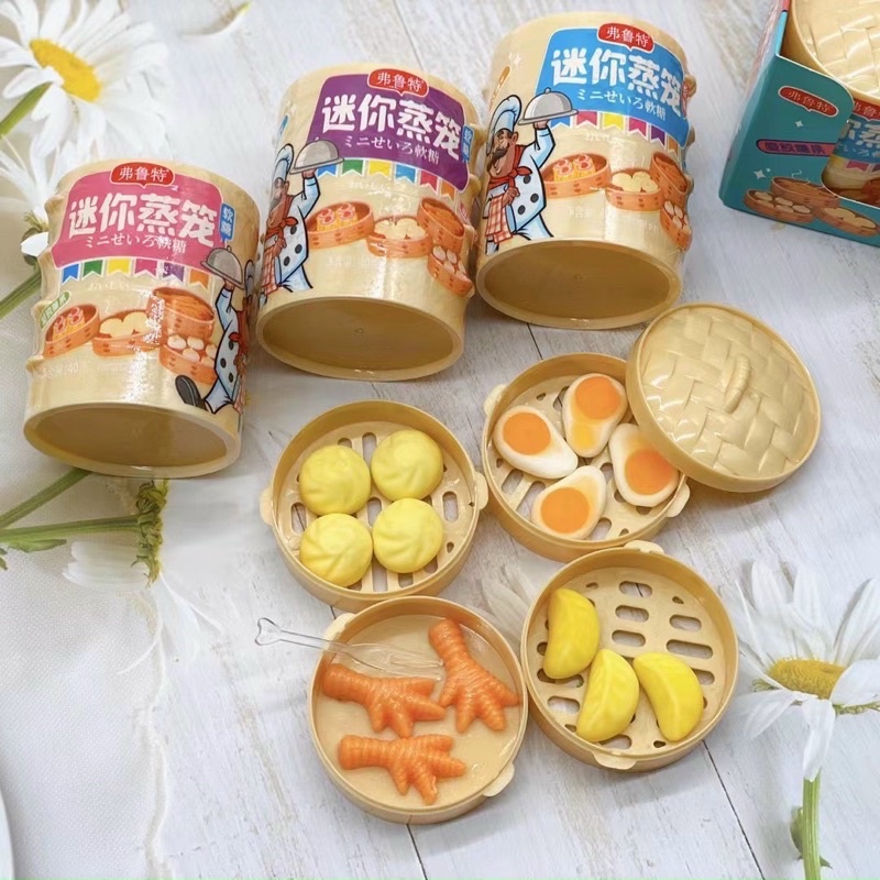 Set 4 xửng kẹo Dimsum mini siêu cute