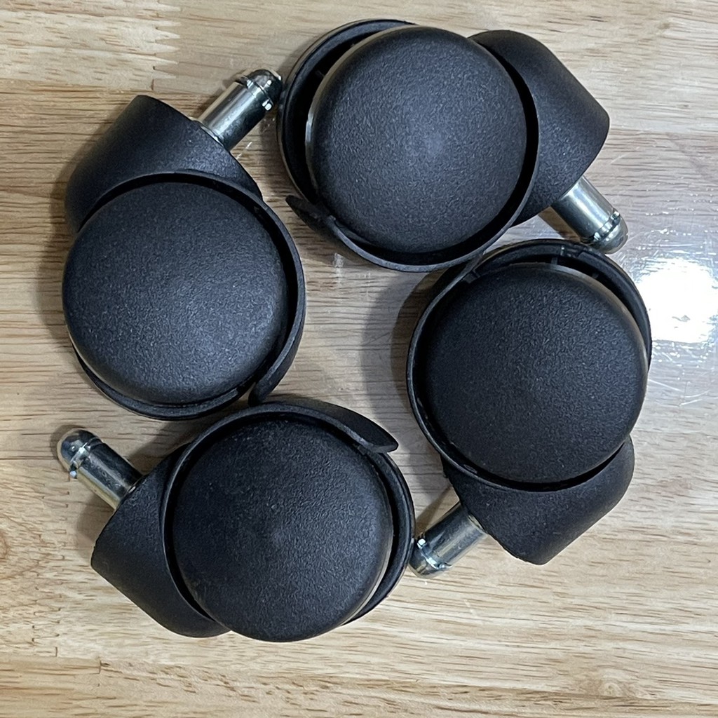 Bánh xe ghế xoay - Bánh xe di chuyển lắp cho các ghế chân xoay dòng phổ thông