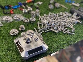 Bộ ốc mâm lửa inox salaya