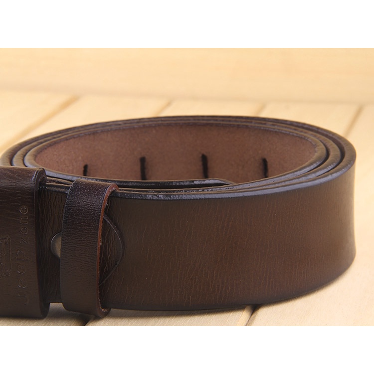Dây Thắt Lưng Da Thật Có Khóa Gài Thời Trang Chất Lượng Cao Cho Nam