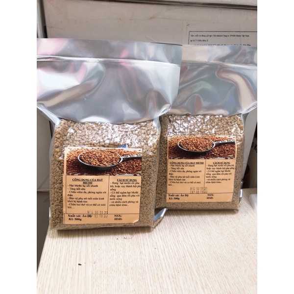 Hạt Methi ấn độ - 500g túi hút chân không