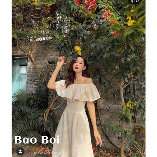 Váy trễ xốp siêu xinhhhhh +3%phí shopee