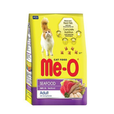 thức ăn hạt cho mèo trưởng thành Me-O Adult nhiều vị , gói 1.2Kg [SHIP HỎA TỐC]