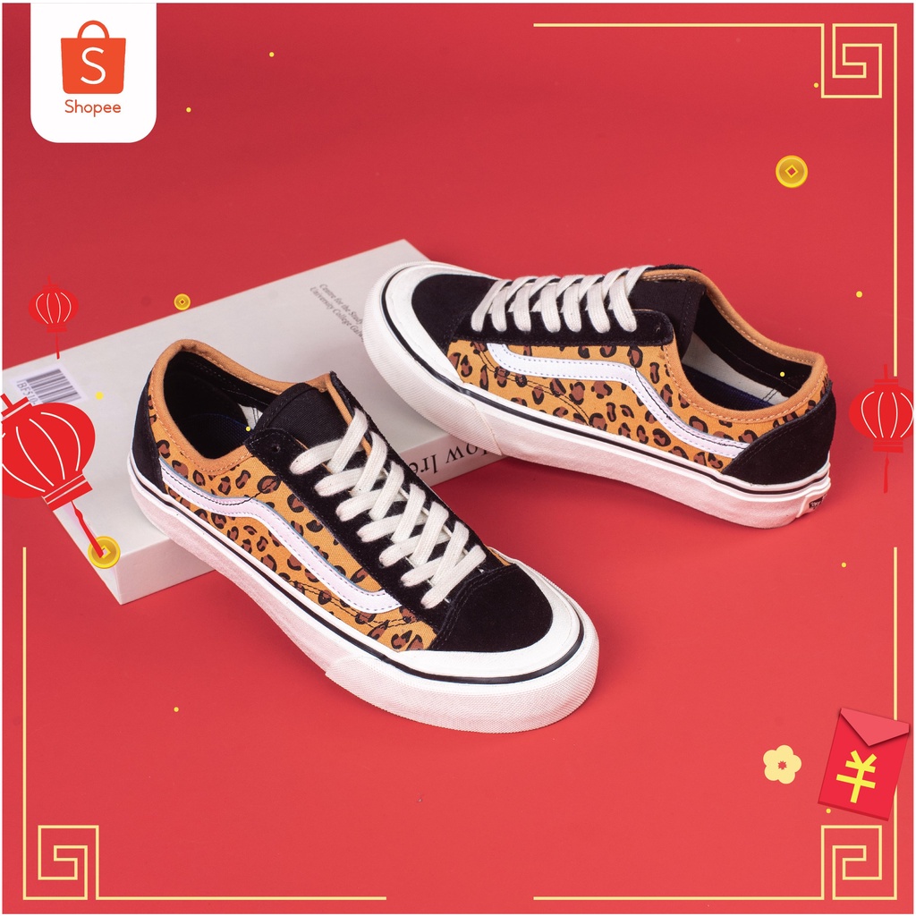 Giày Sneaker Nữ, Giày Vans Chính Hãng Style Decon Leopard cho nữ