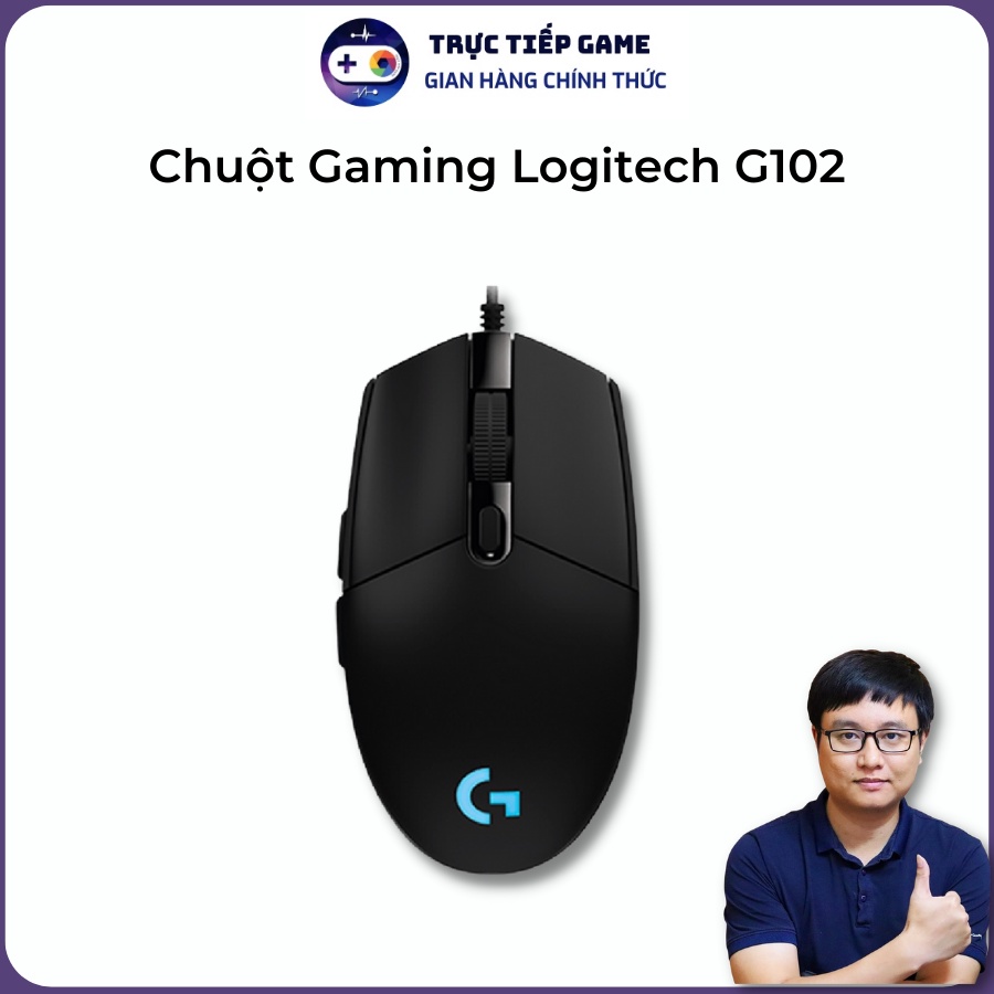 Chuột Chơi Game Logitech G102 chuột máy tính có dây RBG độ chính xác cao