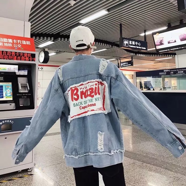 ÁO KHOÁC JEANS UNISEX (có hình chụp thật)