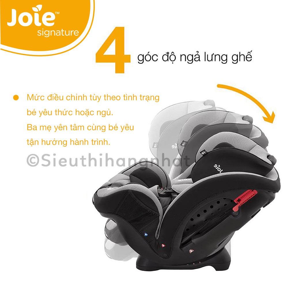 Ghế ngồi ô tô trẻ em Joie Stages cho trẻ sơ sinh, dễ dàng lắp đặt, thiết kế thông minh giúp bé ngồi thoải mái, an toàn