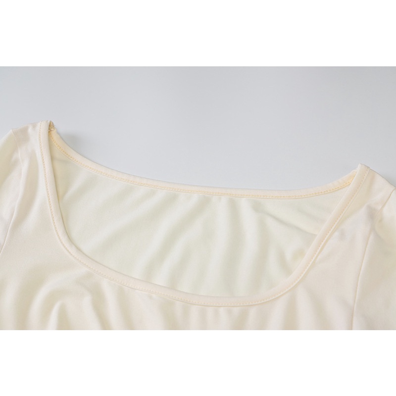 Đầm Dài Tay Cổ Vuông Thiết Kế Xinh Xắn Thời Trang Dành Cho Nữ