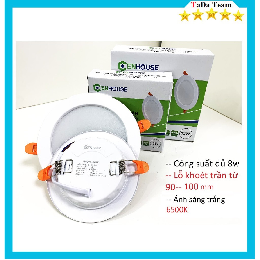 Bóng âm trần downlight 8w( lỗ khoét 90mm) 12w(Lỗ khoét 110mm) 1 màu, 7W,9W 3 màu lỗ 90mm