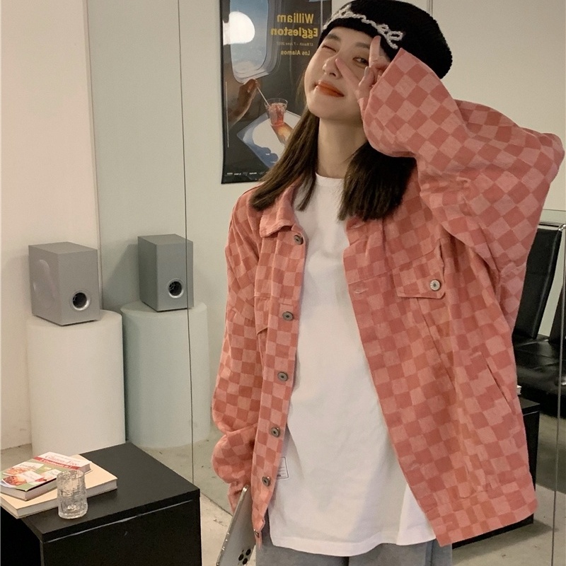 Áo Khoác Dáng Rộng Mỏng Phong Cách Hàn Quốc Mùa Thu