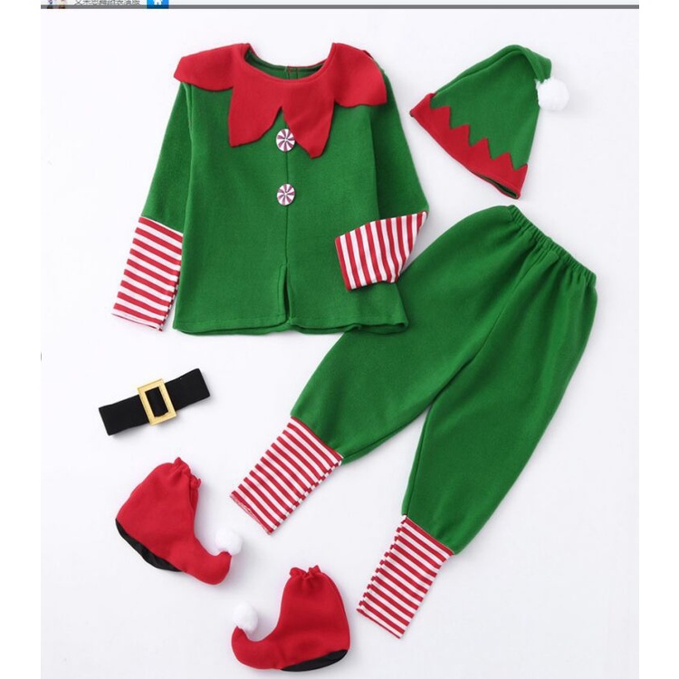 Trang Phục Hóa Trang elf Nhân Dịp halloween / Giáng Sinh Màu Xanh Lá Cho Nam Và Nữ