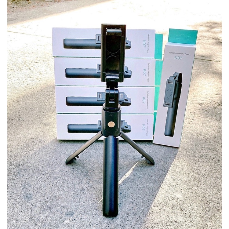 Gậy K07 chụp hình live tream sống ảo điều khiển 