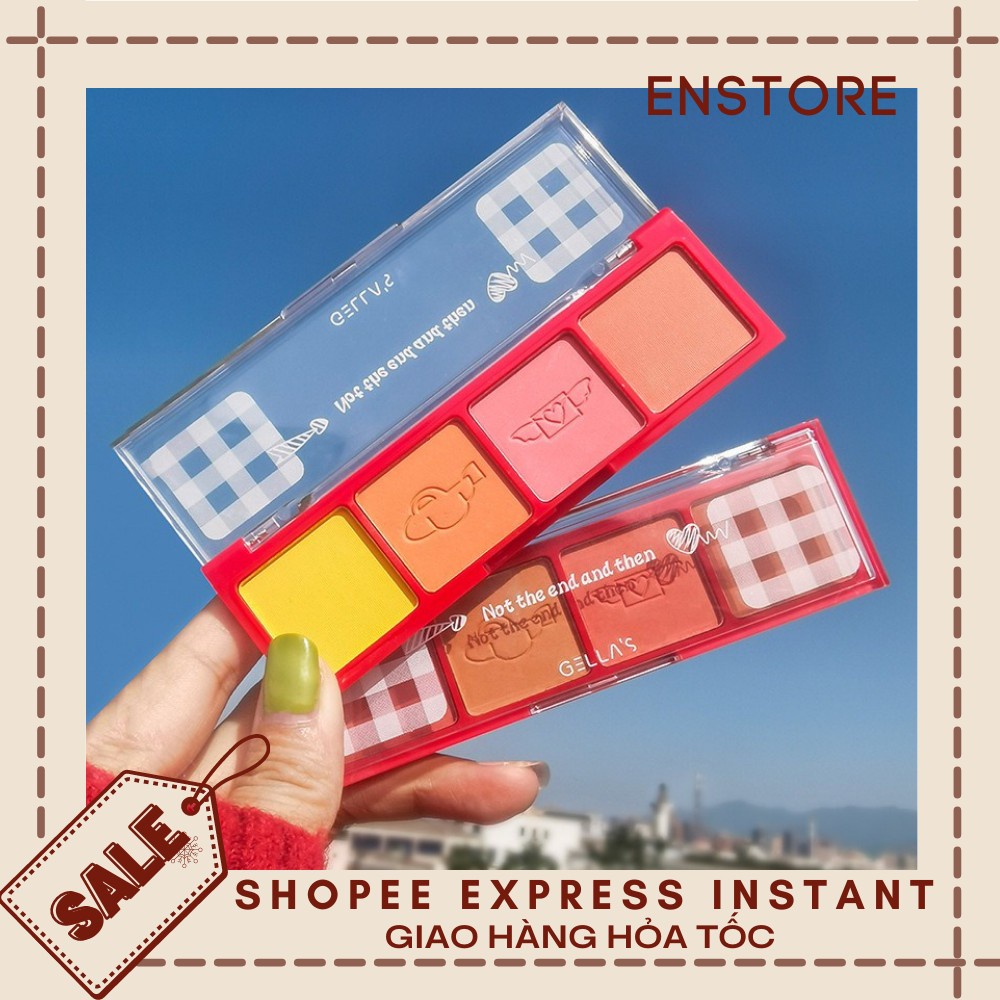 [GELLA] Bảng má hồng 4 ô Gella