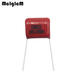 Bộ 10 tụ điện màng CBB Polypropylene 1uF 450V 105 15mm