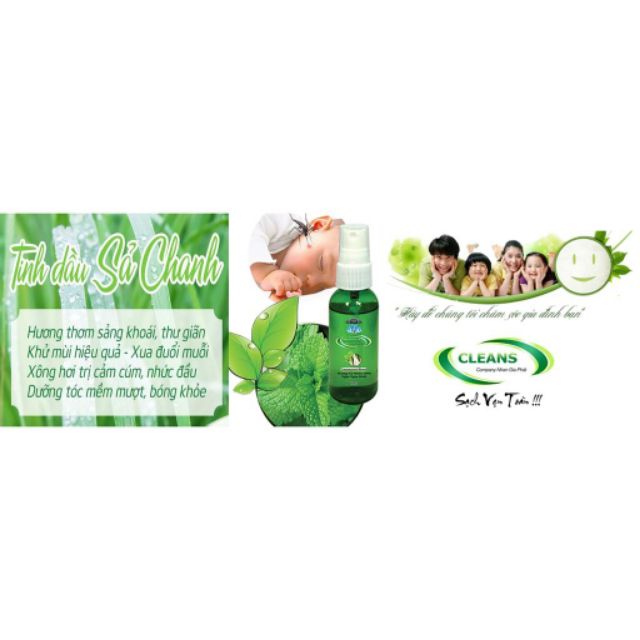 Tinh Dầu Xua Muỗi Hương Sã Chanh 60ML