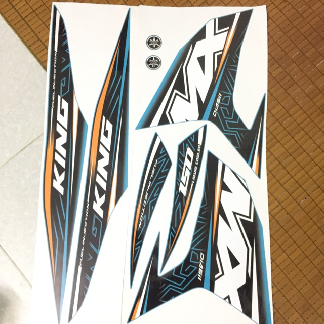 Tem MX king - Exciter 150 - 2019 rời xe xanh