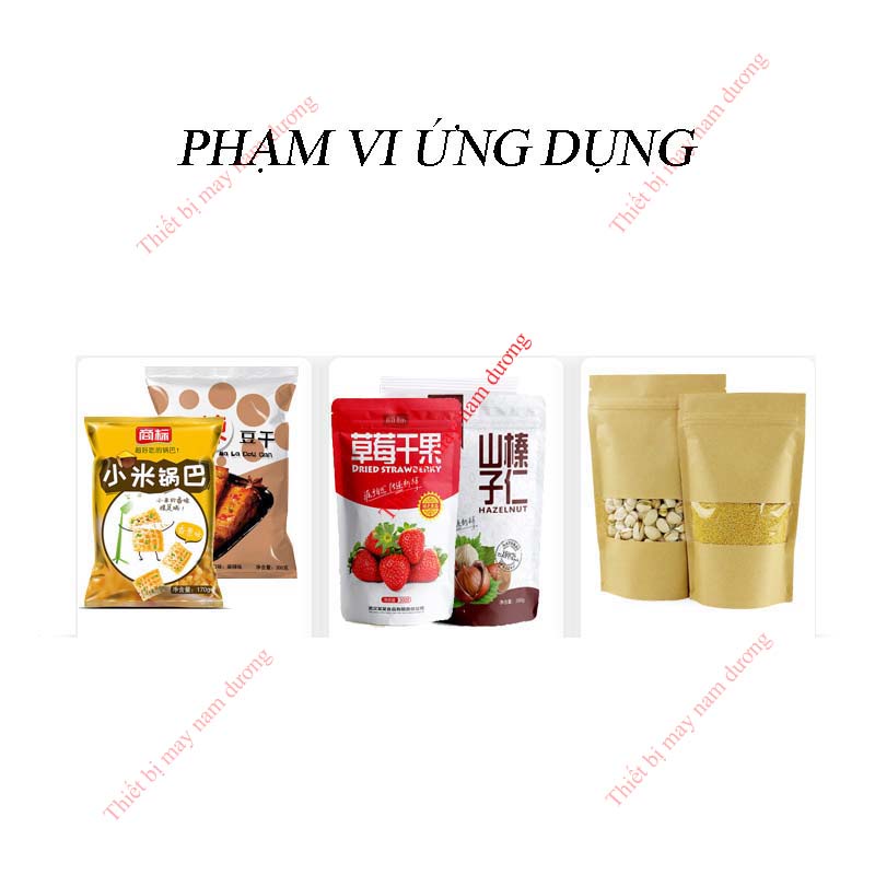 Máy hàn miệng túi dập chân 500 mm