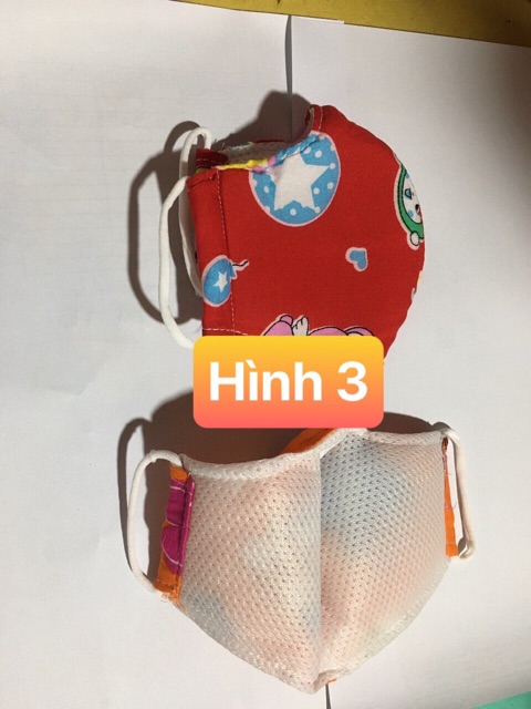 Khẩu trang vải trẻ em nam & nữ 3 lớp cao cấp | BigBuy360 - bigbuy360.vn