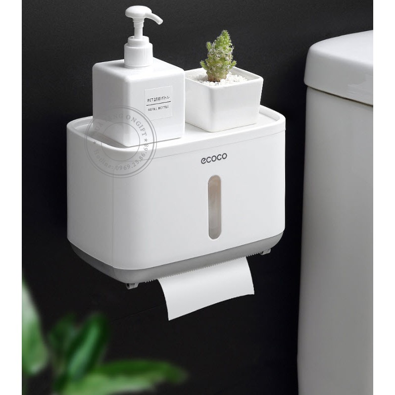 Kệ đưng giấy đa năng phòng tắm  nhà bếp siêu dính hàng cao cấp.