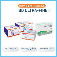 Bơm tiêm tiểu đường isulin BD Ultra Fine II - made in usa Chính hãng 1cc 0.5cc 0.3cc
