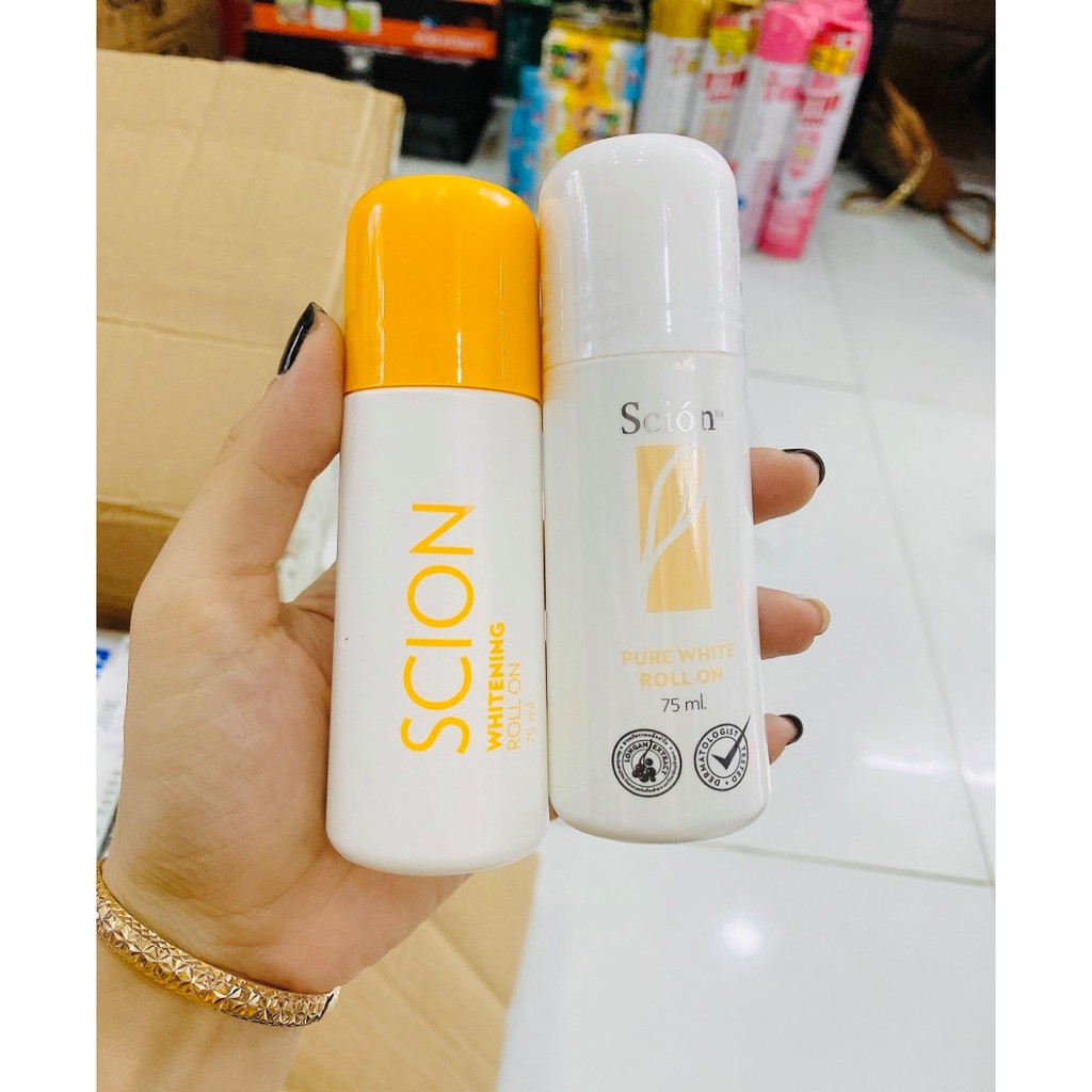 [Mẫu Mới 2021] Lăn Khử Mùi Trắng Da Chiết Xuất Thảo Dược Scion Pure White Roll On Nuskin (chai 75ml)