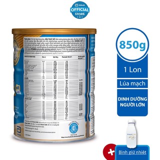 lon sữa bột ensure gold 850g/lon