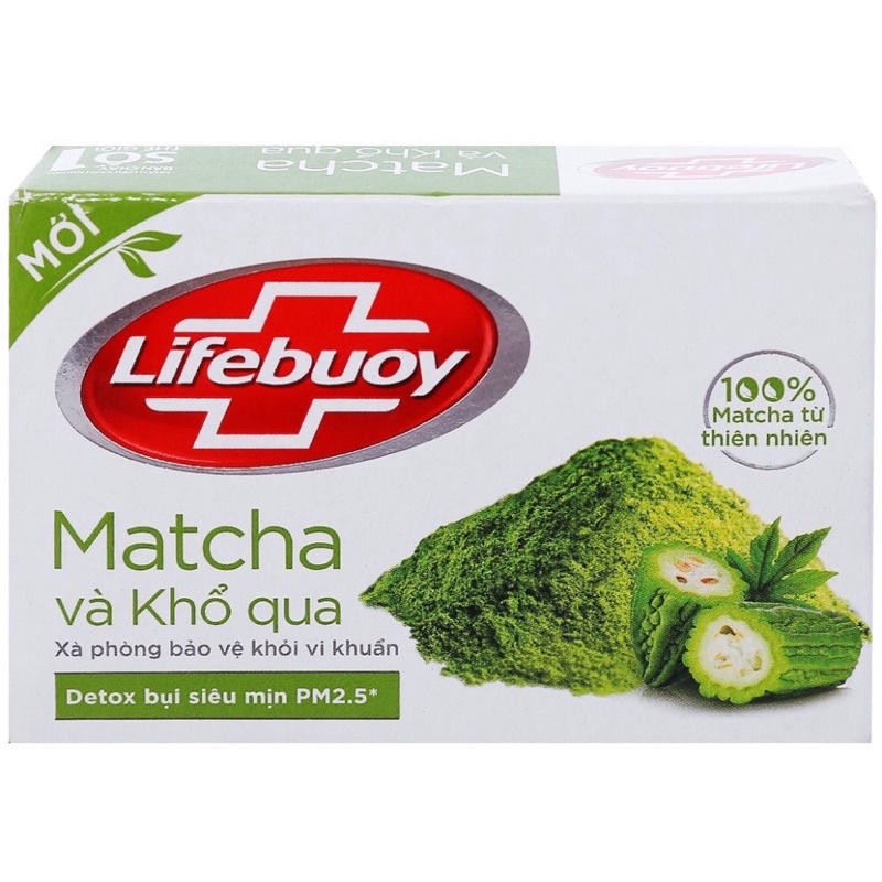 (Sẵn Hàng) Xà Bông Lifebuoy Matcha & Khổ Qua 90g