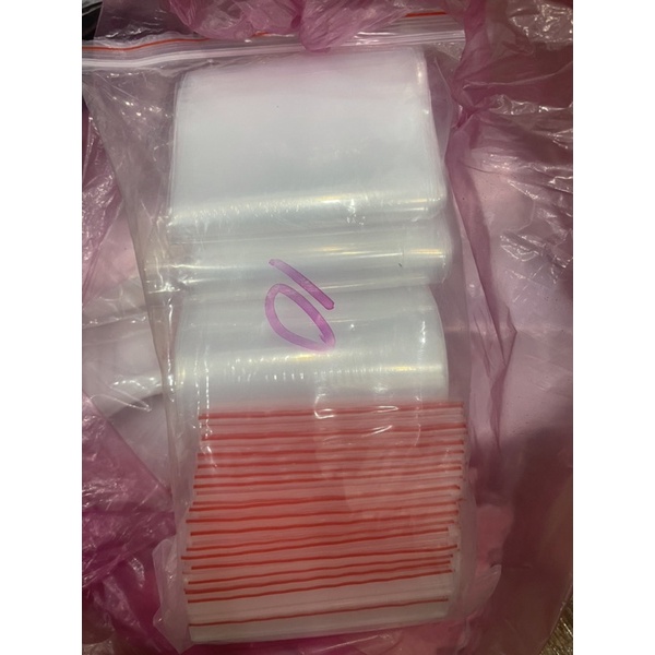 Túi zip chỉ đỏ đựng thực phẩm