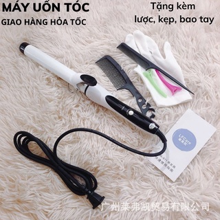 Máy uốn tóc - máy làm xoăn tóc chống bỏng và hư tổn tóc LFCare công nghệ 2022 - led hiển thị nhiệt độ