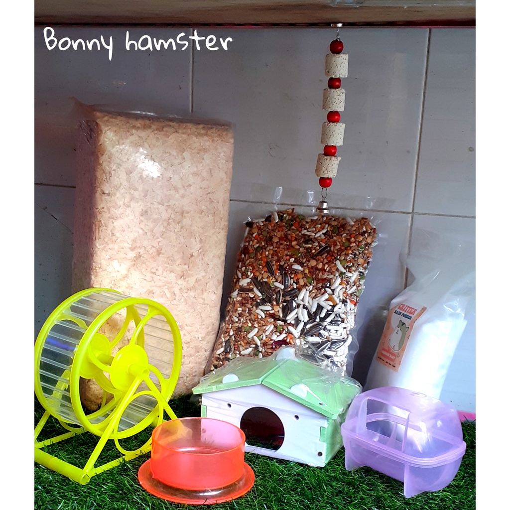 Combo đầy đủ khi nuôi 1 bé hamster, sóc