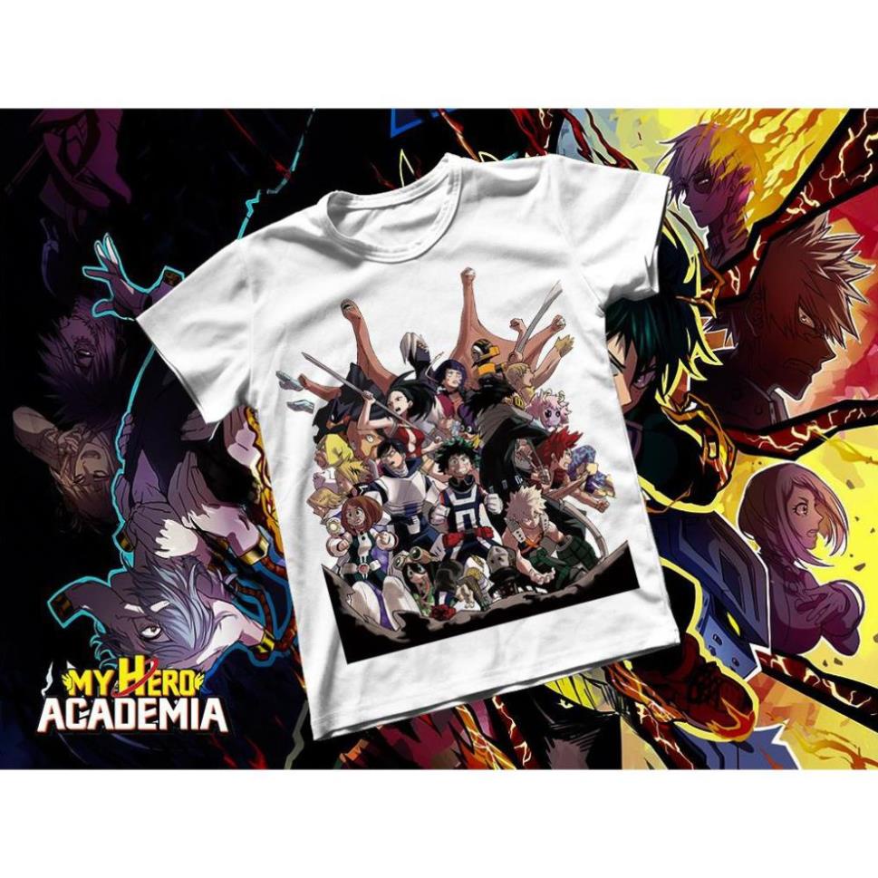 Áo thun Cotton Unisex - Anime - My Hero Academia - My Hero Academia