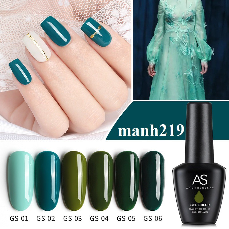 Sơn gel AS mã GS chai 15ml - manh219