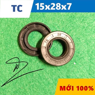 Phớt chặn dầu tc 15x28x7 ( phớt dầu / chắn dầu / lò xo / phớt ben / oil seal tc 15*28*7)