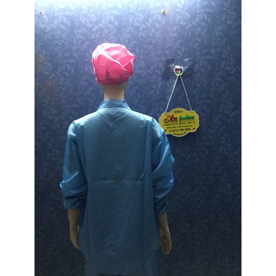 Nón Kết Phòng Sạch Bảo Hộ Lao Động Cao Cấp Màu Hồng _ Hình Chụp Thật