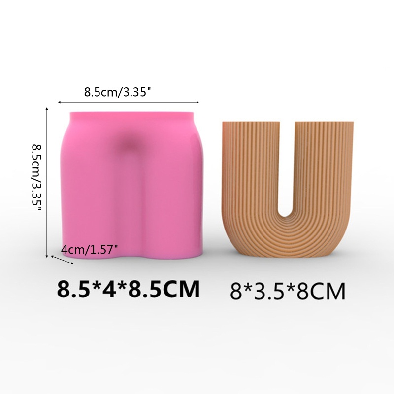 Khuôn Nhựa Làm Trang Sức Hình Chữ U 3D