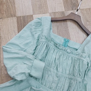 Áo peplum mint