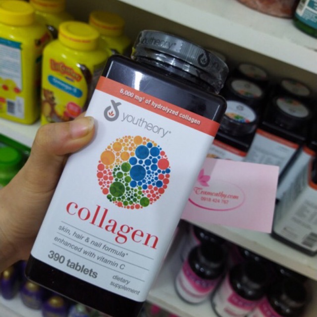 [HSD 2023] Viên uống bổ xung colagen mỹ youtheory hàng chính hãng mỹ(mẫu mới có biotin đồng giá)