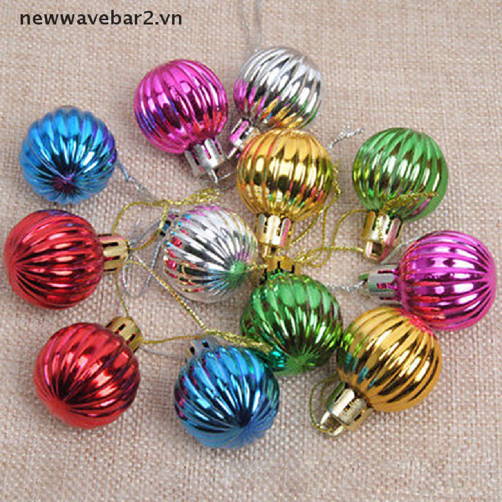Bộ 2 12 Viên Ngọc Trai Nhiều Màu Sắc Dùng Trang Trí Giáng Sinh