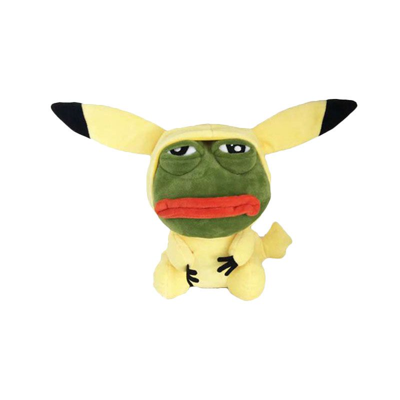 Thú nhồi bông hình nhân vật chú ếch buồn hoạt hình Pokemon dễ thương 23cm