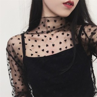 Áo Sơ Mi Lưới Xuyên Thấu