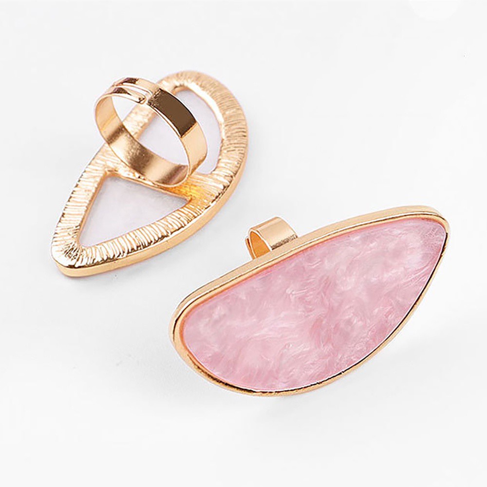 [Hàng mới về] Khay Đính Vòng Đựng Màu Sơn Móng Tay Bằng Nhựa Resin Tự Nhiên